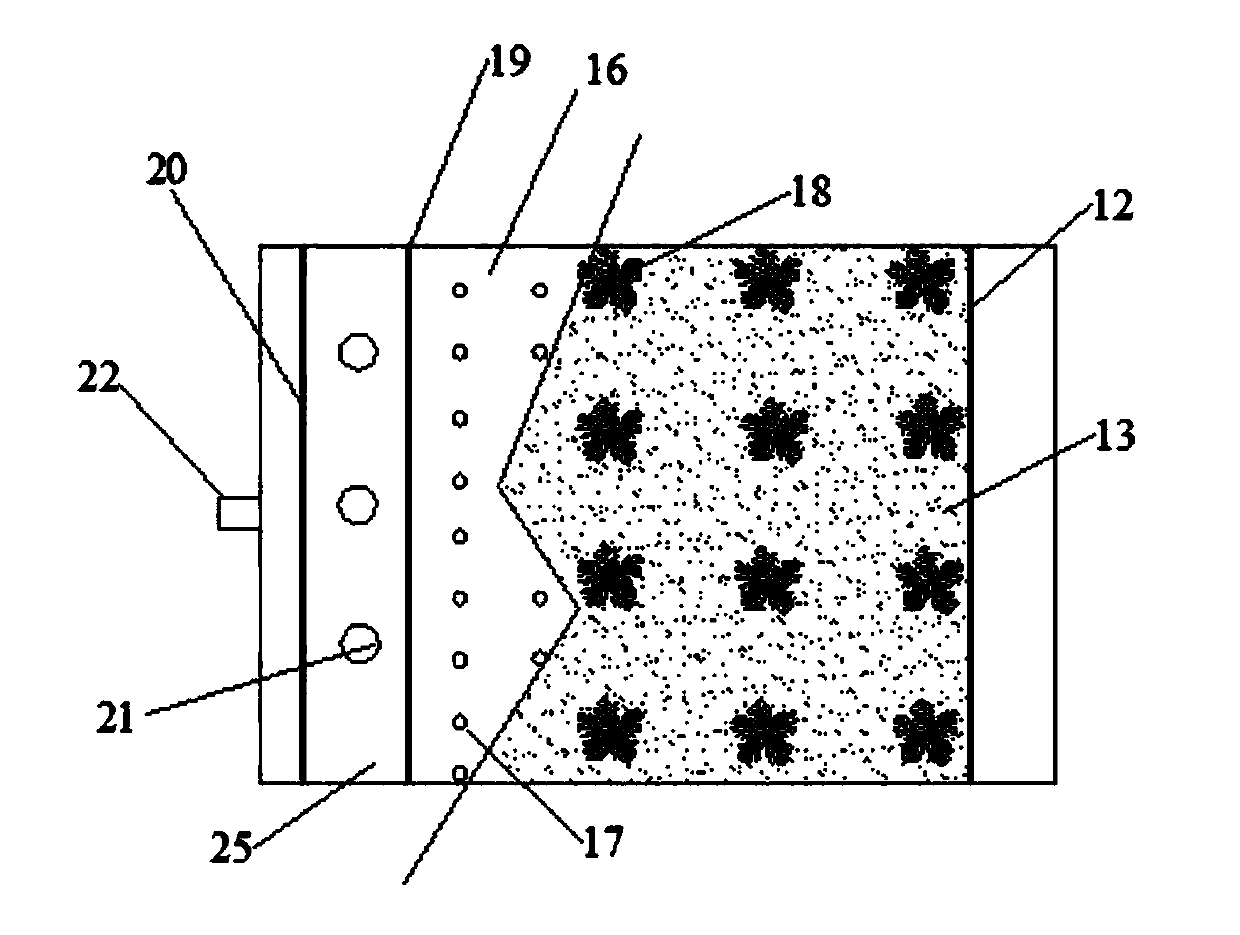 Vertical-type sewage treatment device