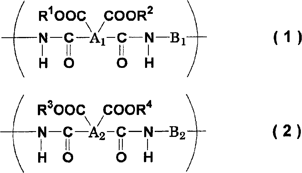 Resin composition for forming heat-cured film