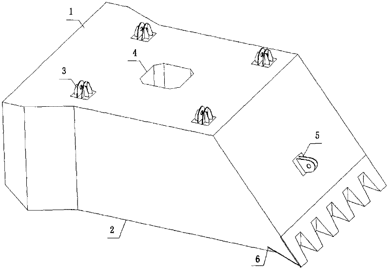 A reinforced concrete comb anchor