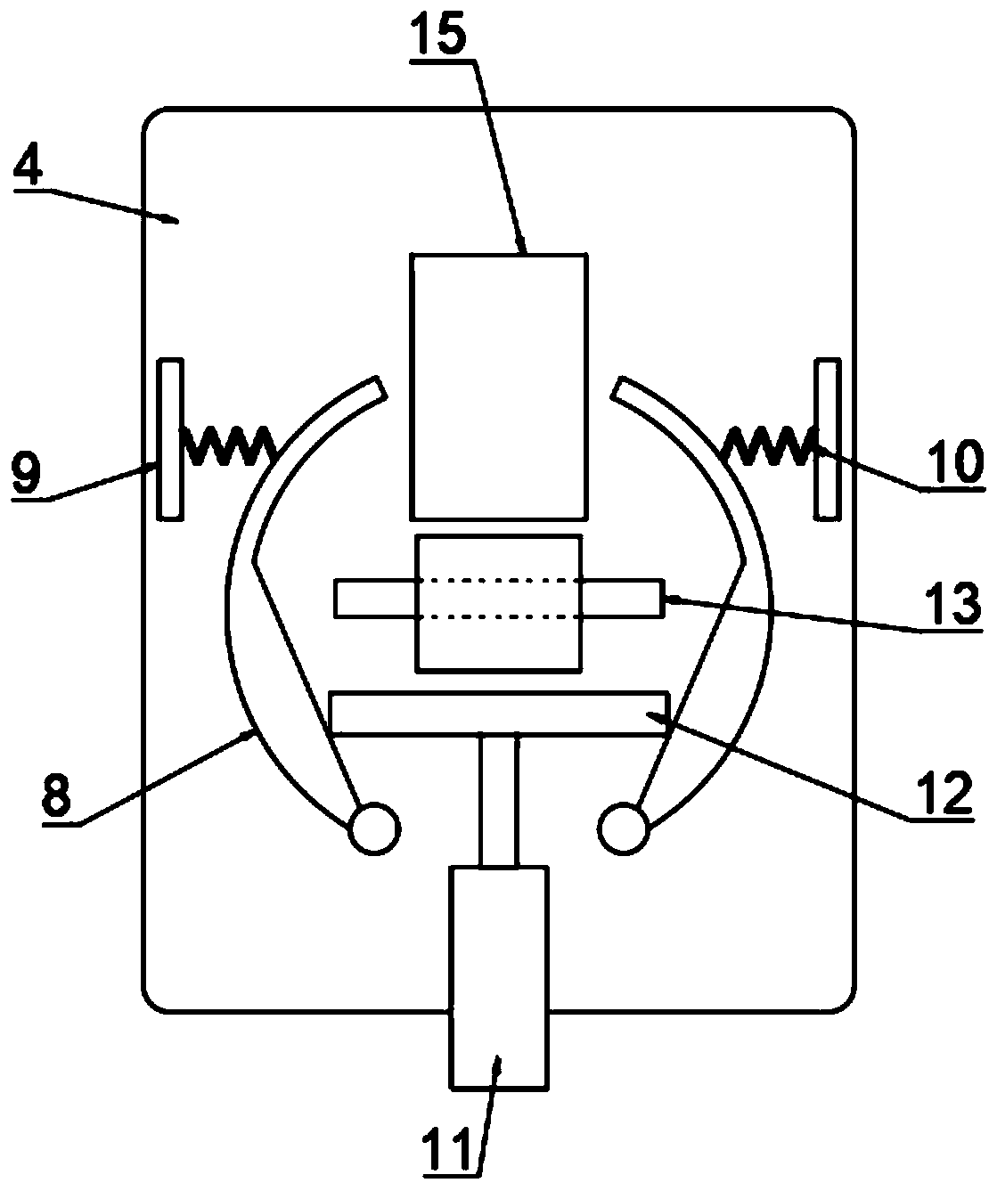 Device and method for marking on surface of aluminum alloy anode layer by using laser