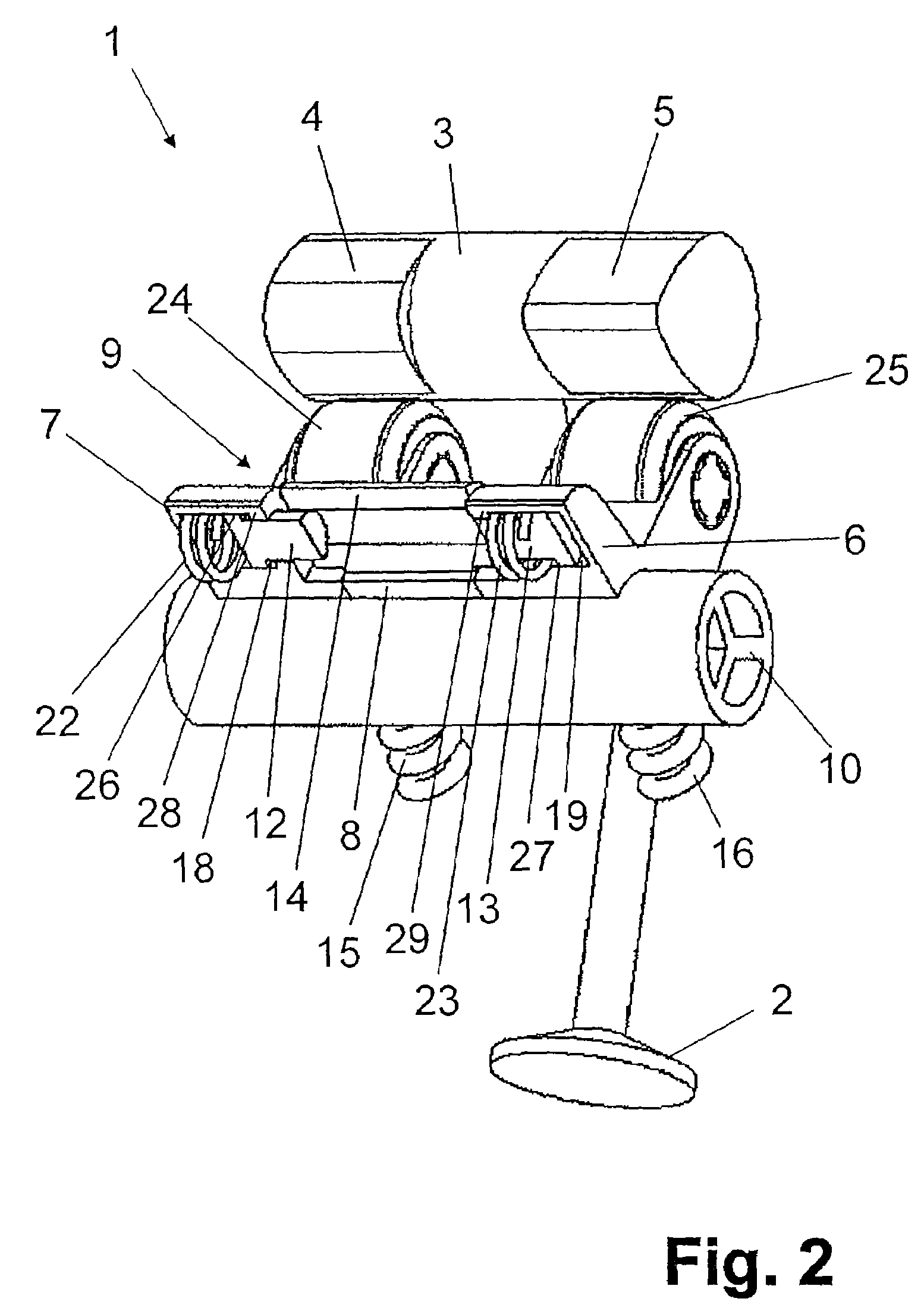 Valve train for an internal combustion engine