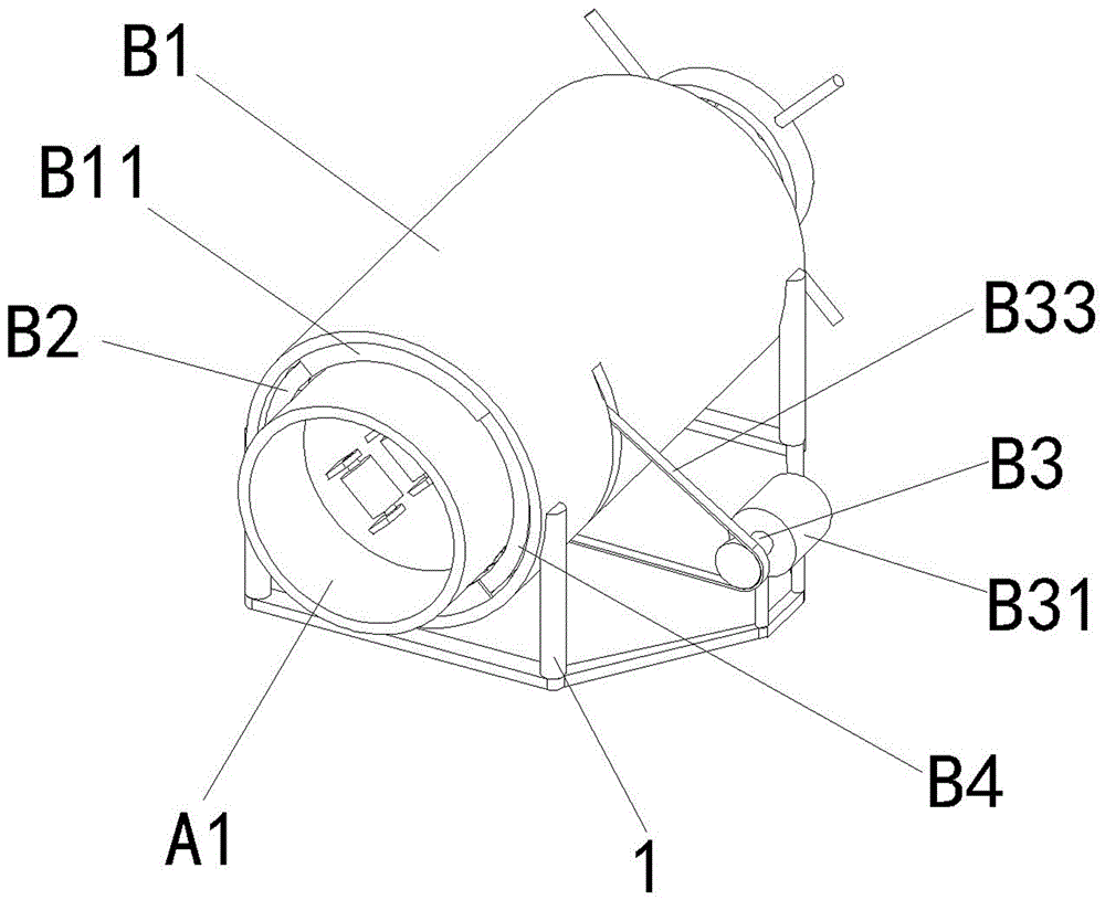 A device for splitting bamboo poles