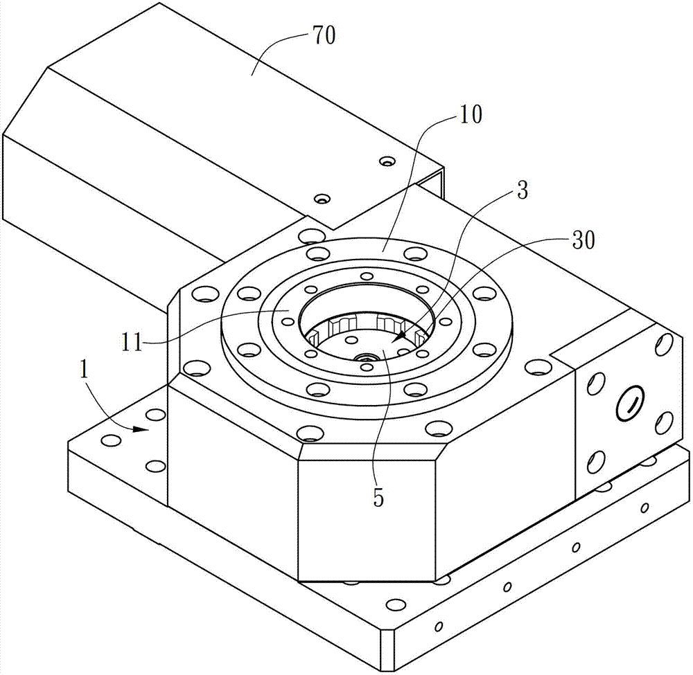 Rotating platform with brake locking mechanism