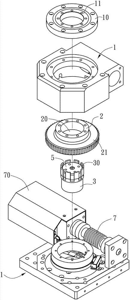 Rotating platform with brake locking mechanism