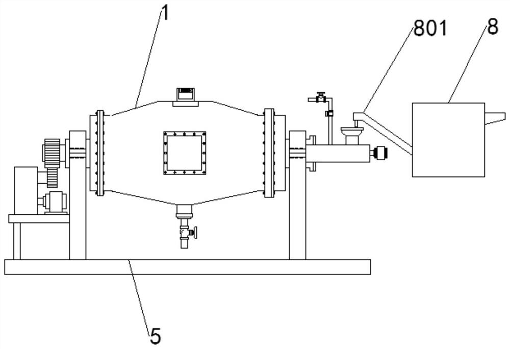 Agricultural organic waste biological fermentation treatment facility