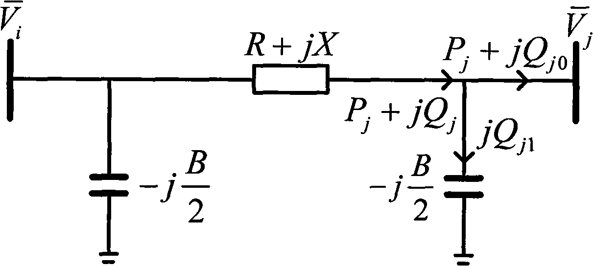 Real time evaluating method of voltage stability