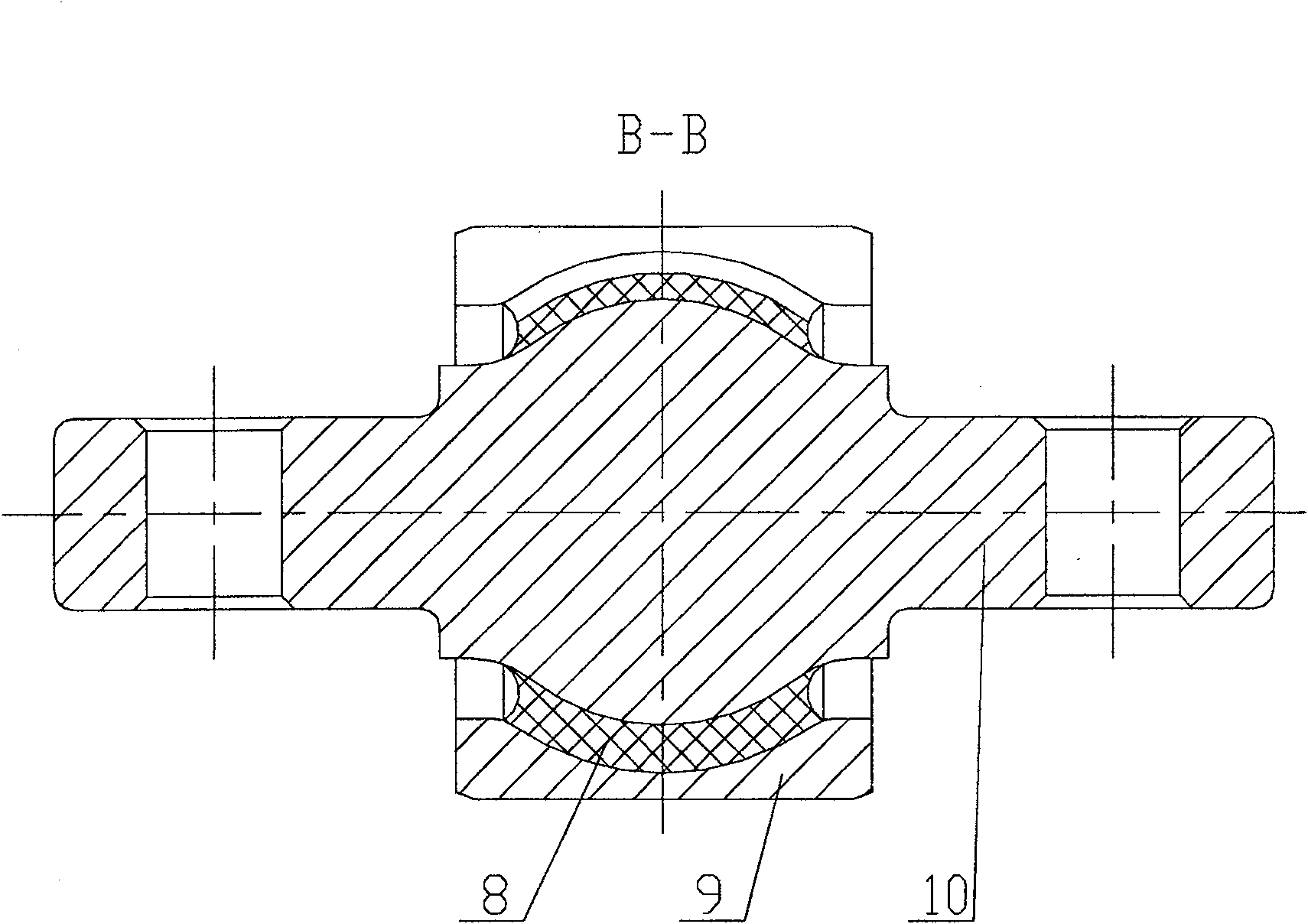 Resilient suspension mechanism of locomotive steering bogie driving device