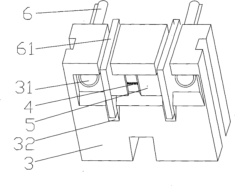 Disposable self-destruction protecting device for medical bipolar coagulation forceps