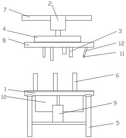 Gearbox shell body inner hole polishing device