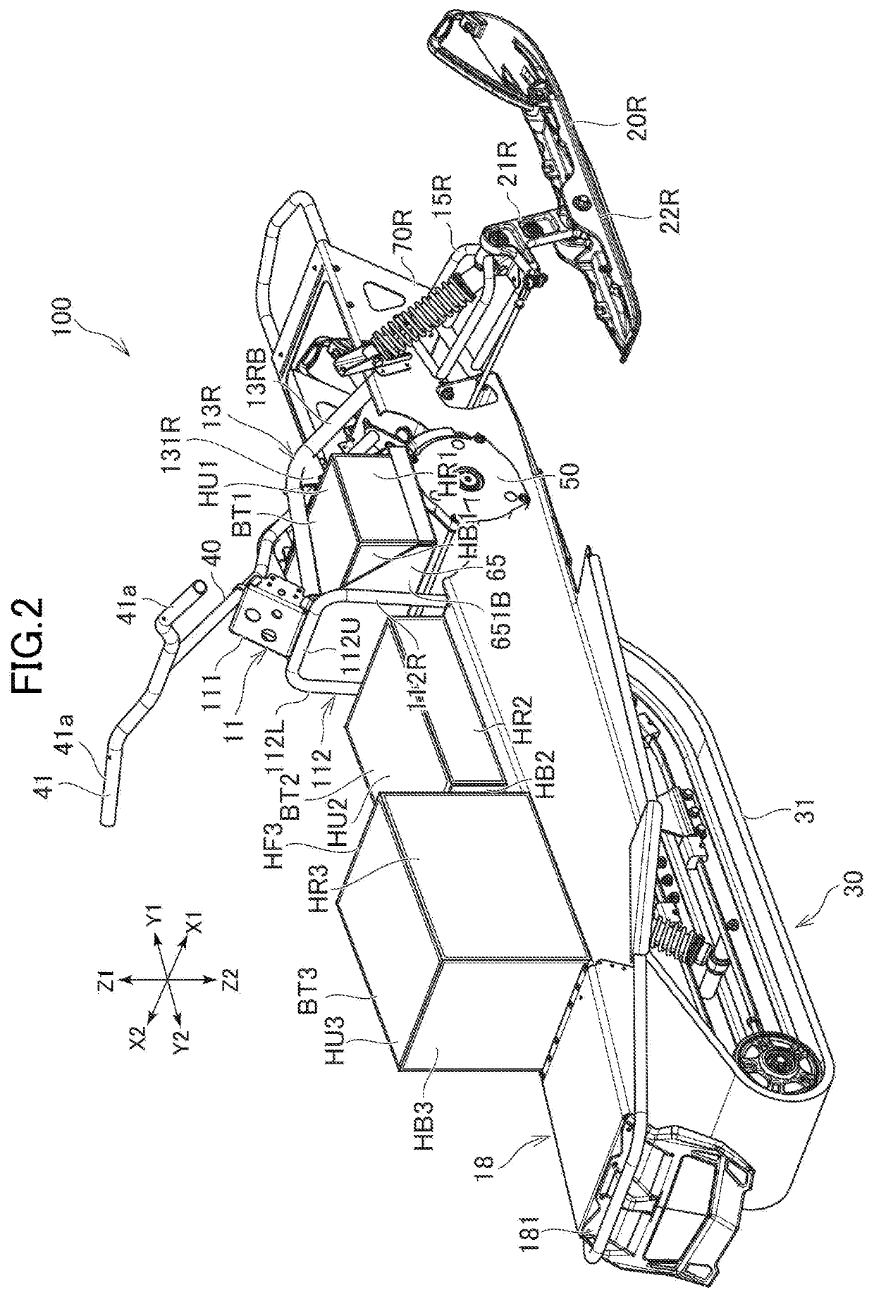 Electric snowmobile