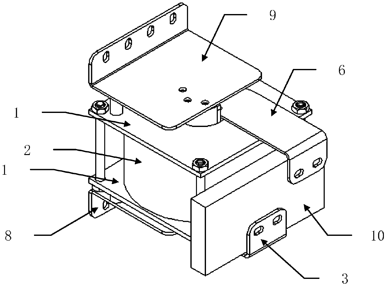 A low-voltage high-current ultra-microcrystalline high-frequency transformer