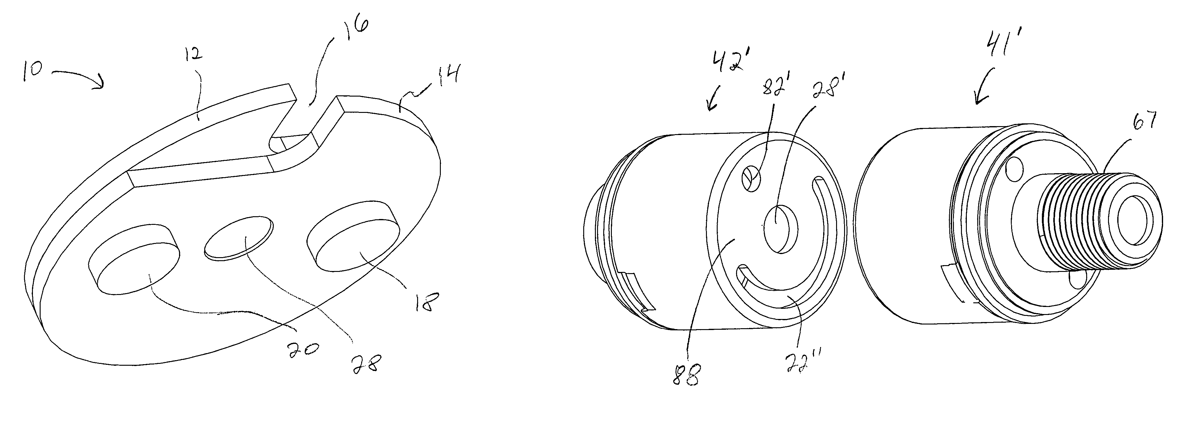 Method and apparatus for destructible trap/filter