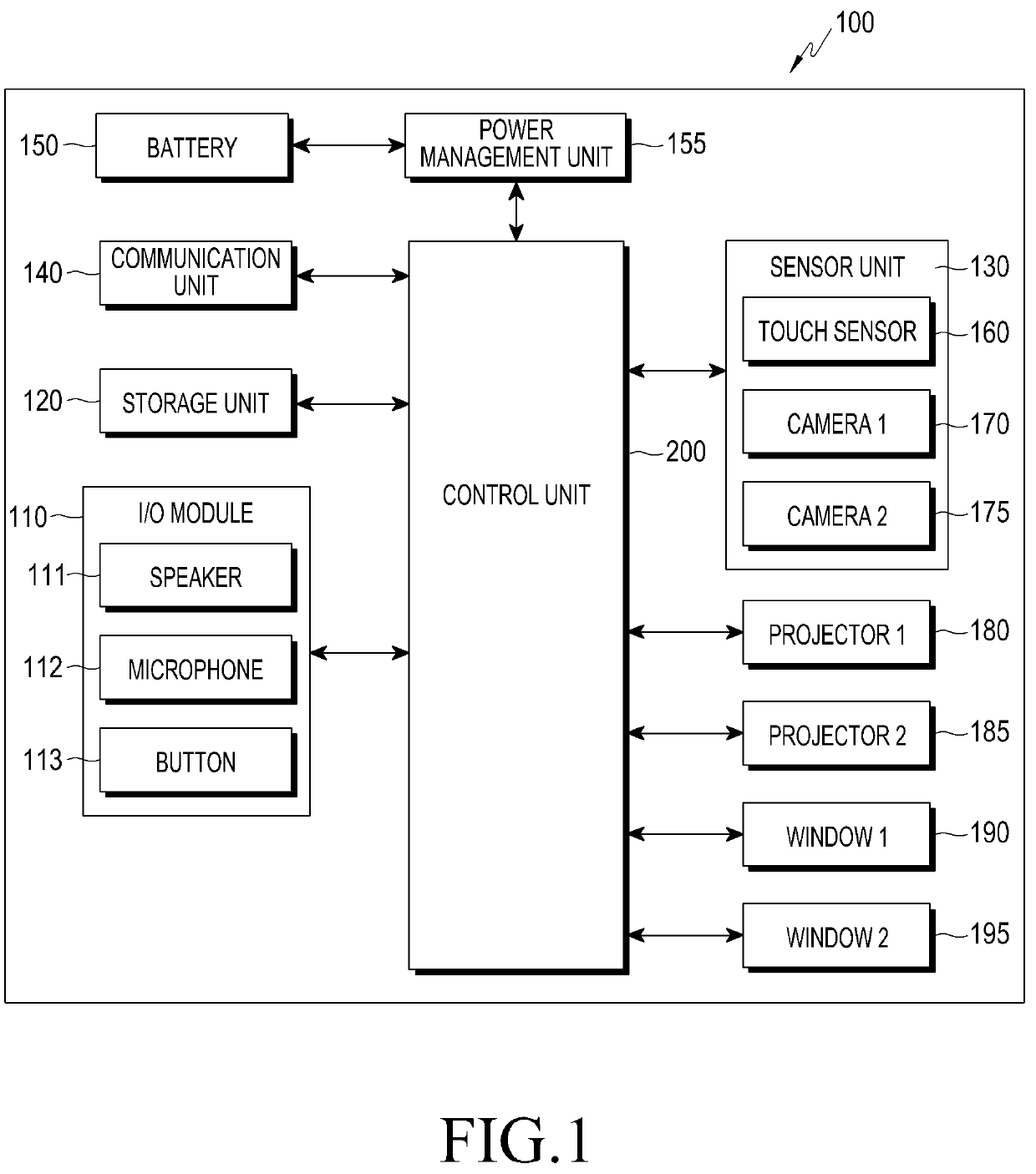 Wearable display apparatus having a light guide element that guides light from a display element and light from an outside