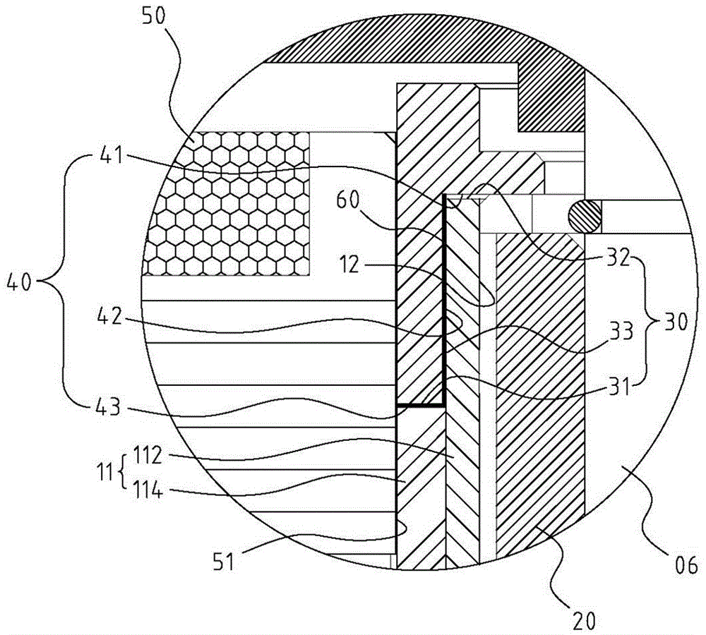 Stator combined structure of cooling fan