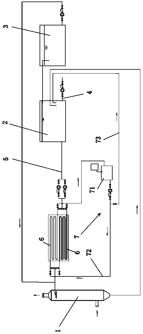 Cooling method and apparatus for gas produced in pyrolysis and desorption of soil