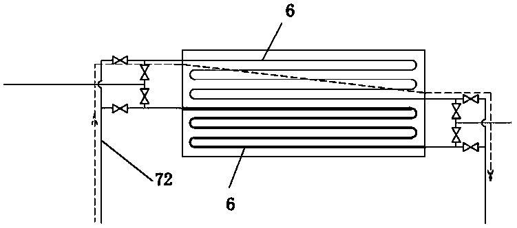 Cooling method and apparatus for gas produced in pyrolysis and desorption of soil