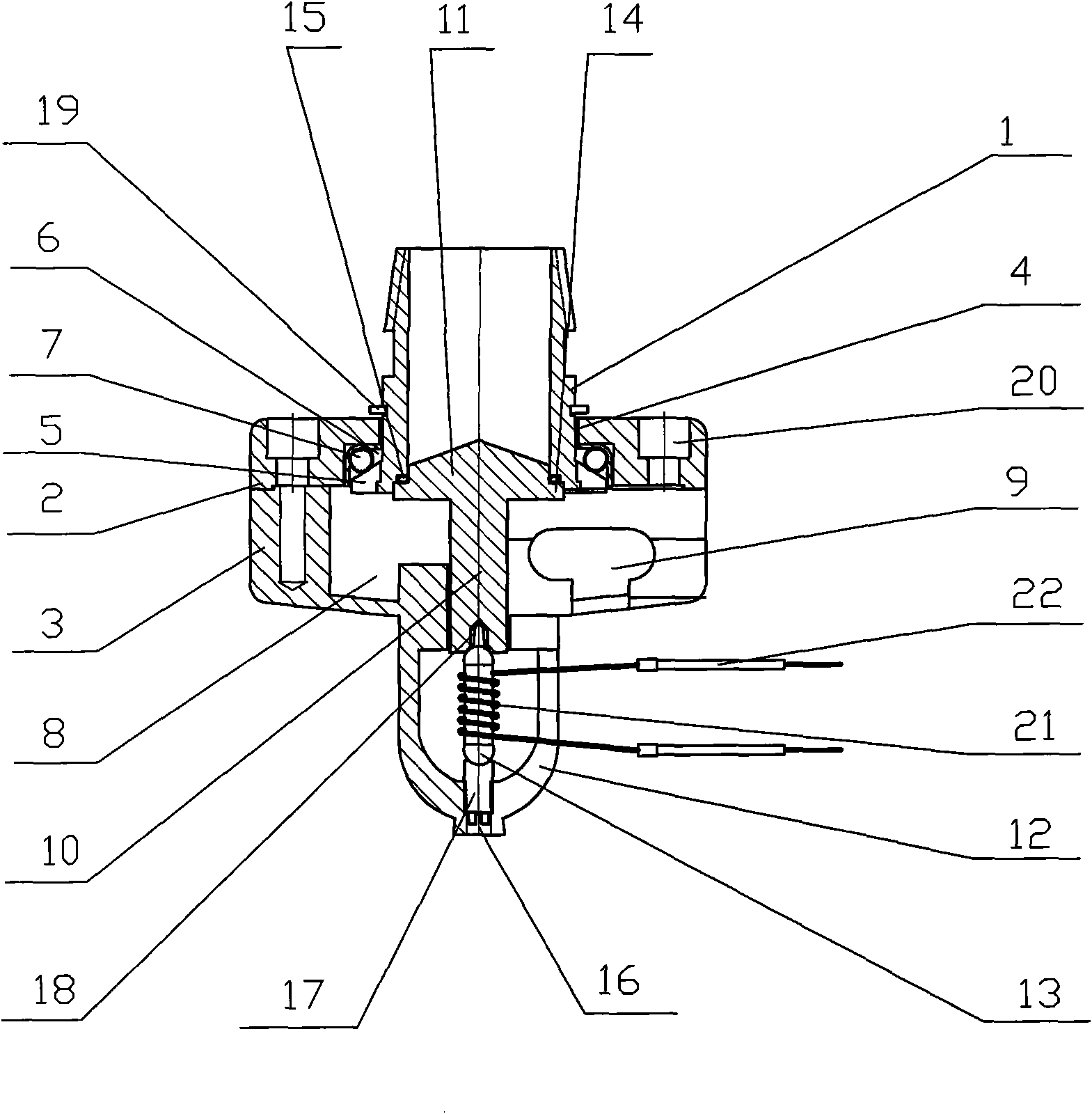 Electro-thermal detonation fast-response temperature-sensitive rotary spraying fire extinguishing apparatus