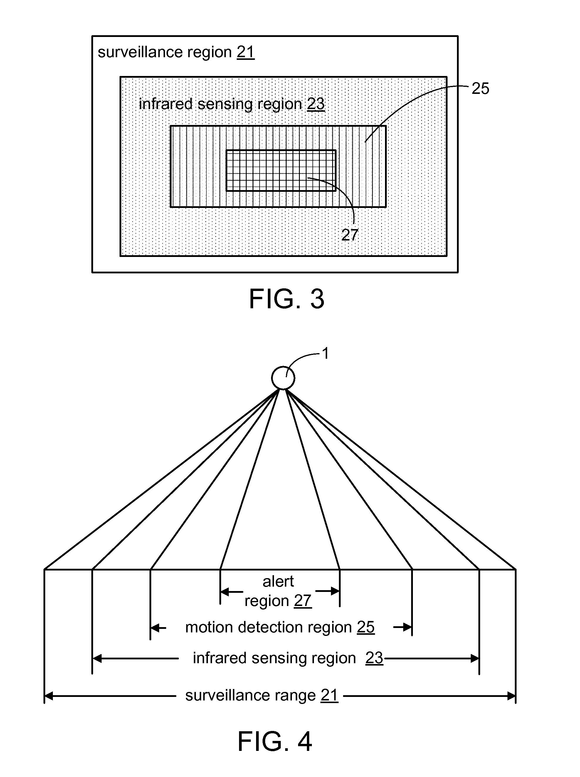 Surveillance apparatus and associated surveillance method