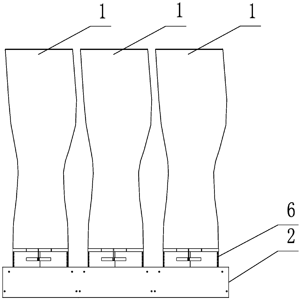 Drainage estuary weir type collecting net and a using method thereof