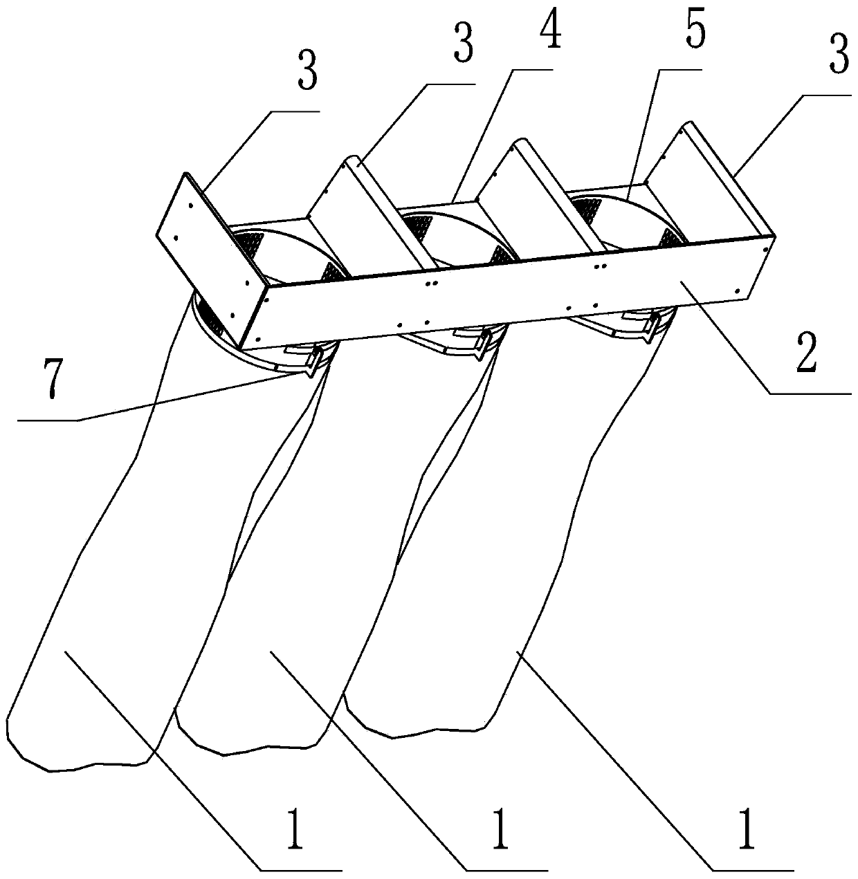 Drainage estuary weir type collecting net and a using method thereof