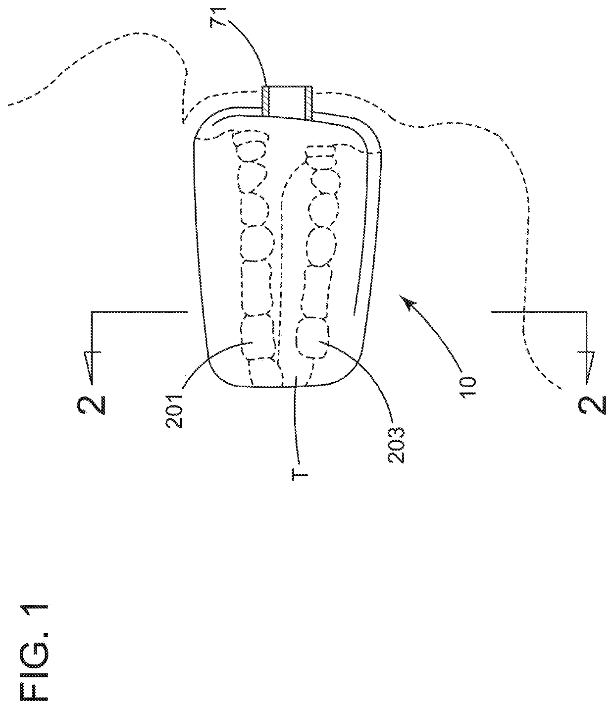 Mouthpiece for cooling of oral tissue of a patient