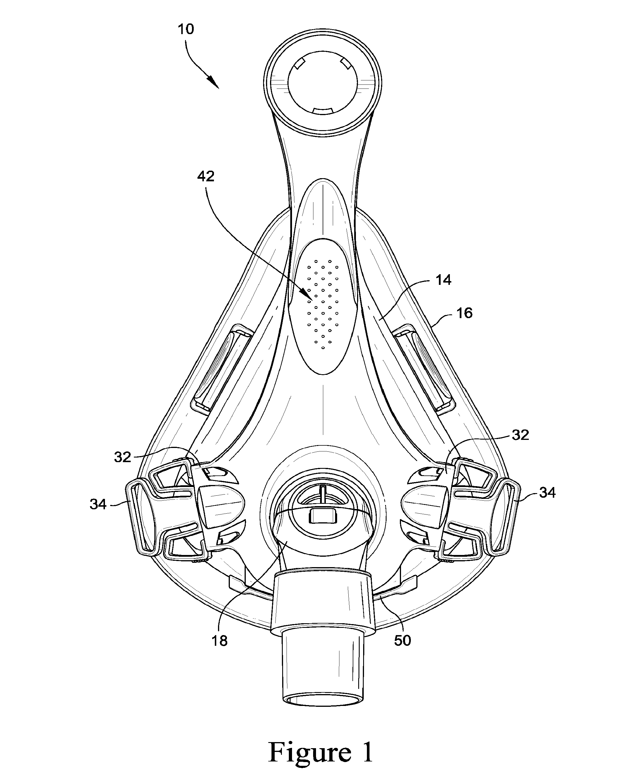 Supplemental gas delivery device for mask assembly