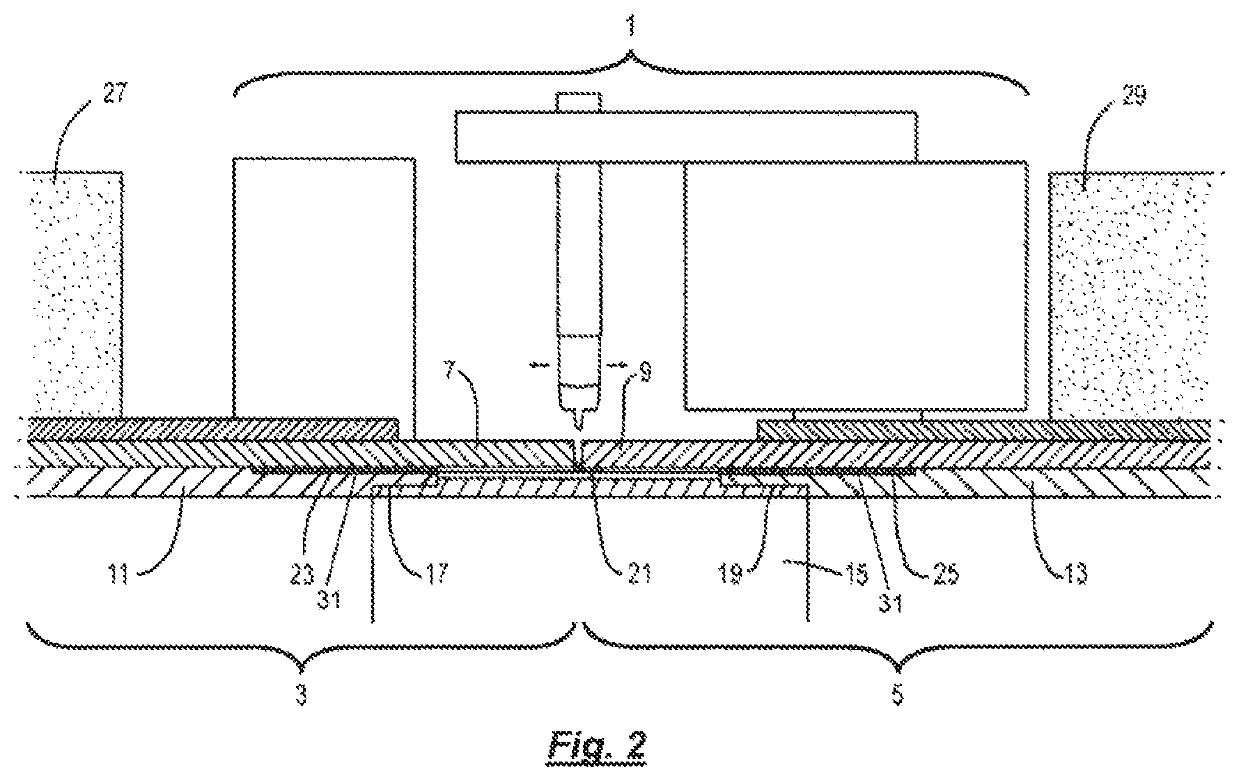 Joining lined pipe sections