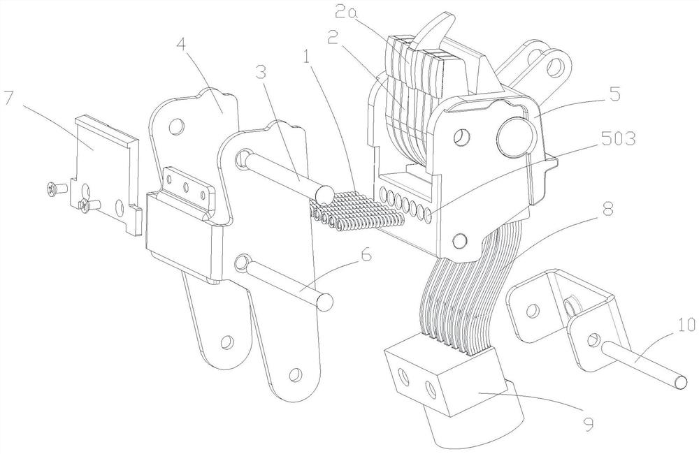 Moving contact system of circuit breaker