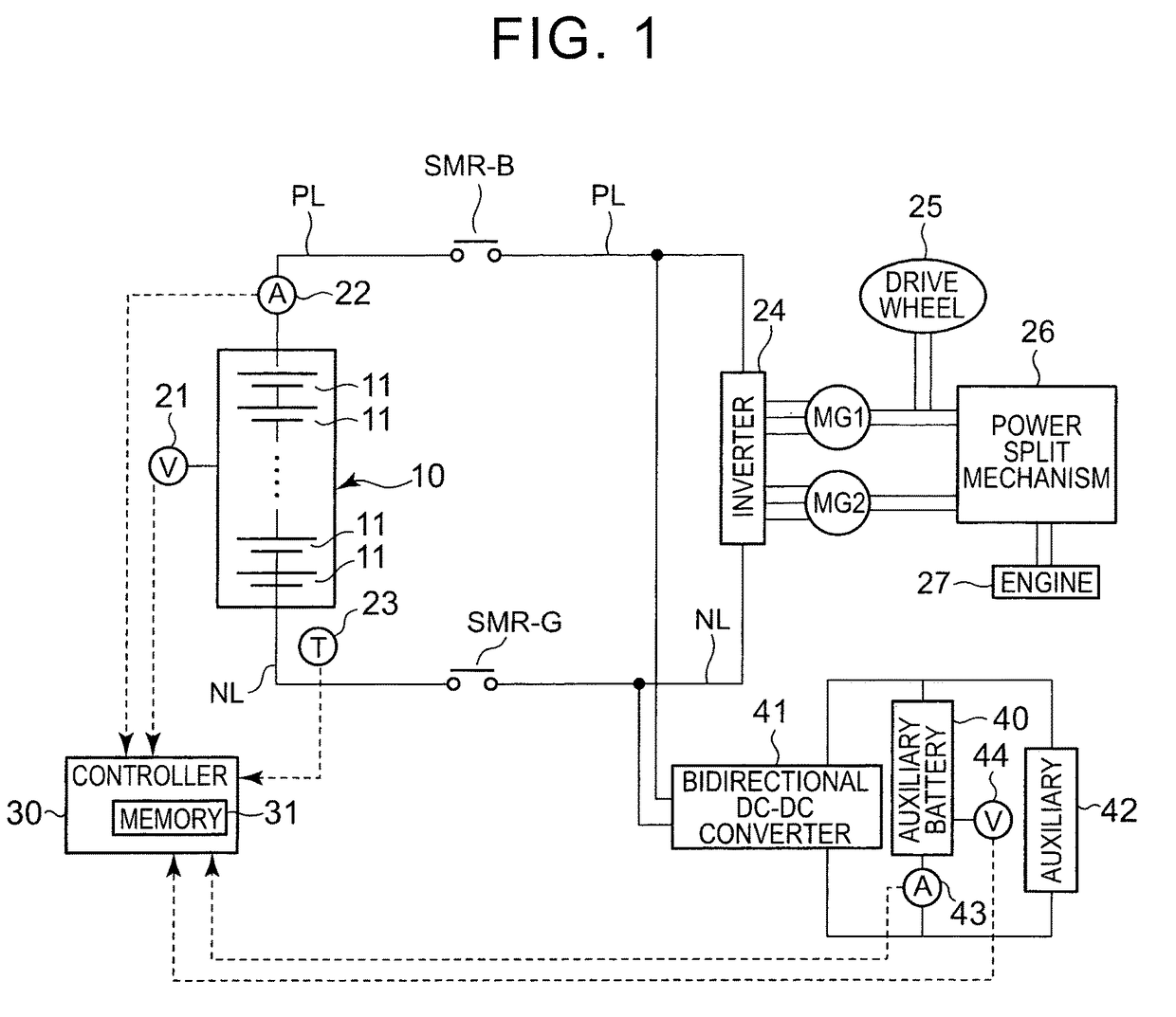 Electrical storage system for vehicle