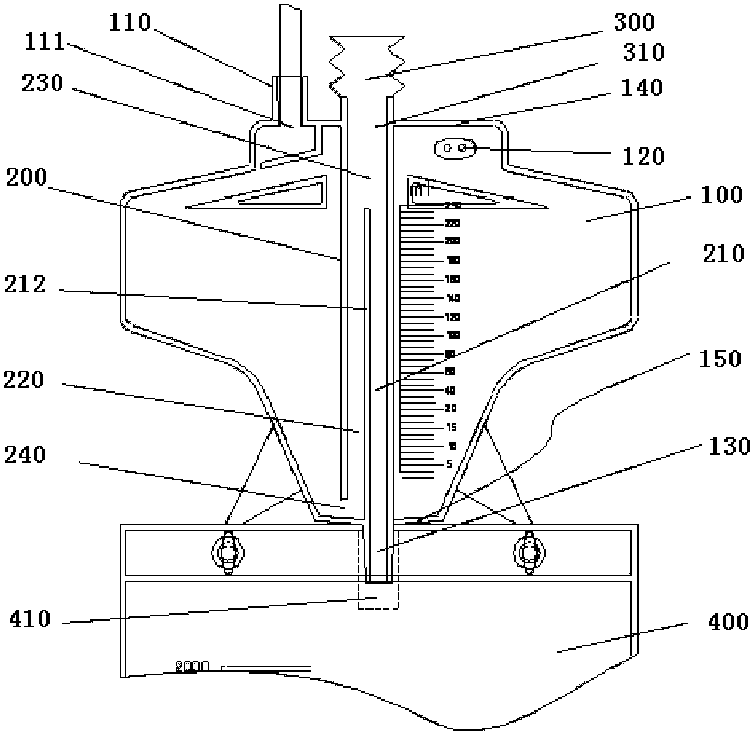 Disposable self-control precision metering drainage bag