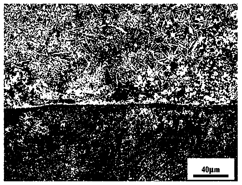 A coating alloy for repairing tungsten-based powder alloy die-casting mold and its preparation method