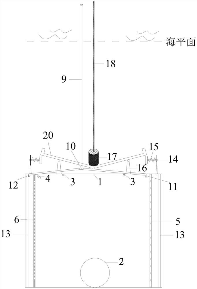 Sub-specification live fish catcher for large fish cages