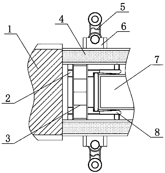 Traction device for gastrointestinal nutrition tube implantation