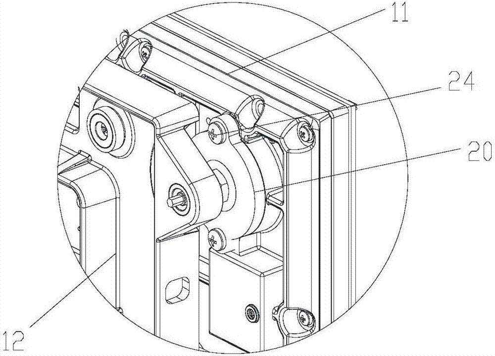 Front maintenance display screen with six-directional adjusting function and display device