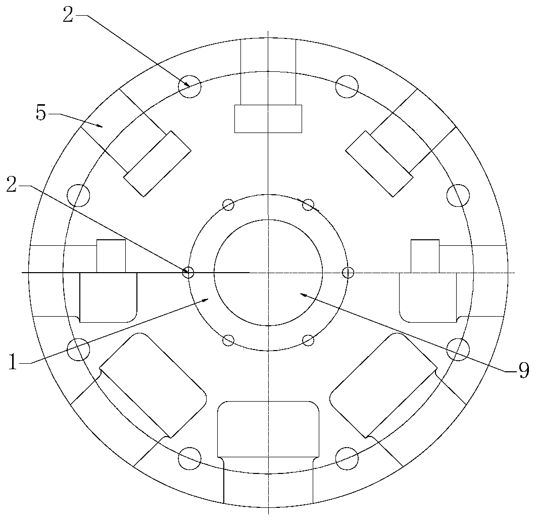 Jet fan impeller hub