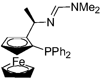 Method for preparing chiral amine by asymmetric hydrogenation of imine