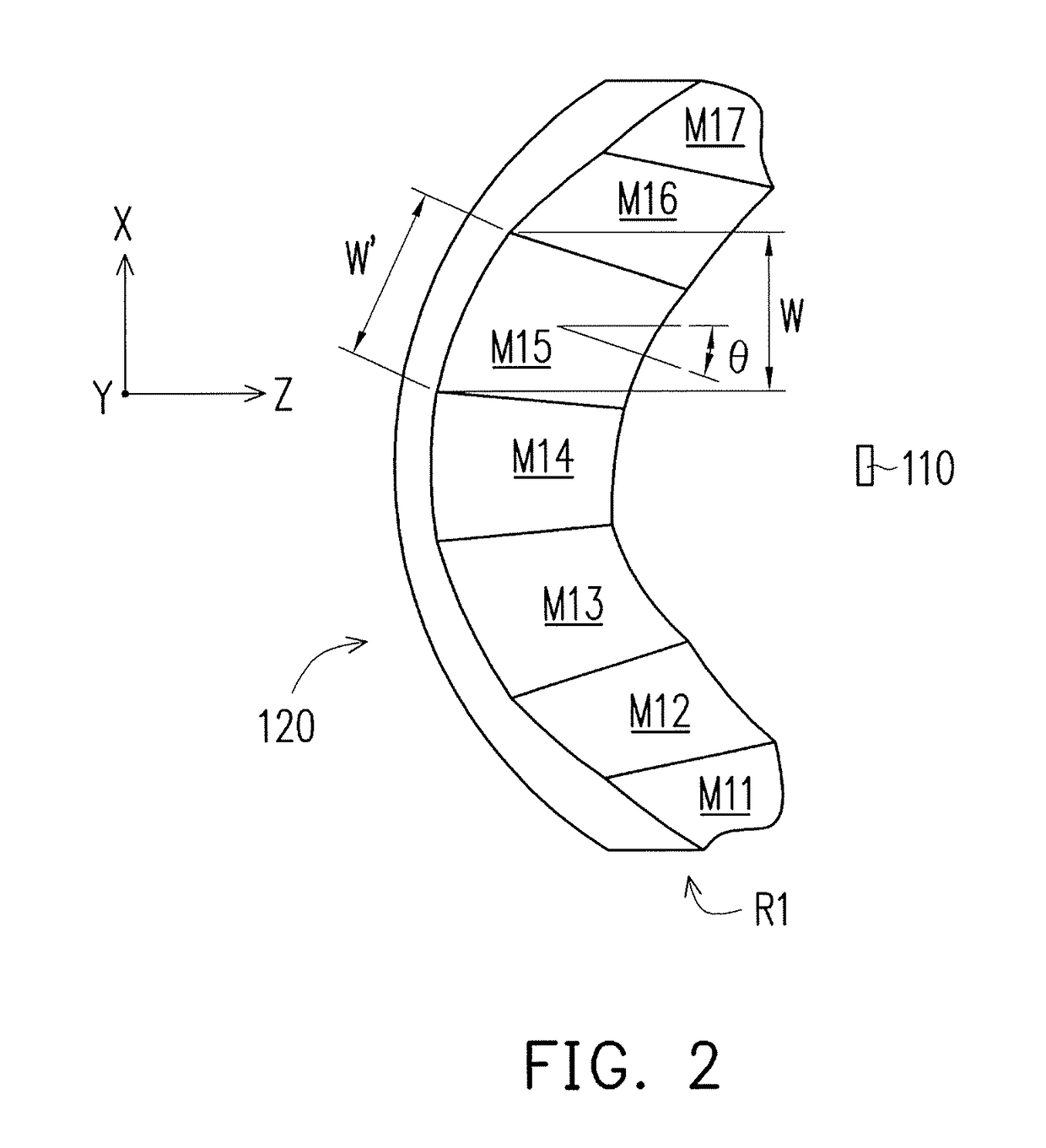 Reflective type pir motion detection system