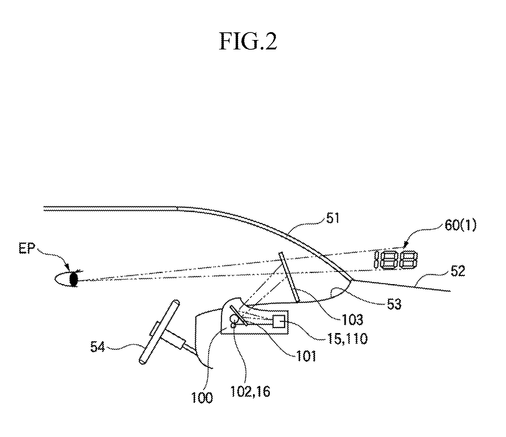 Vehicular display device