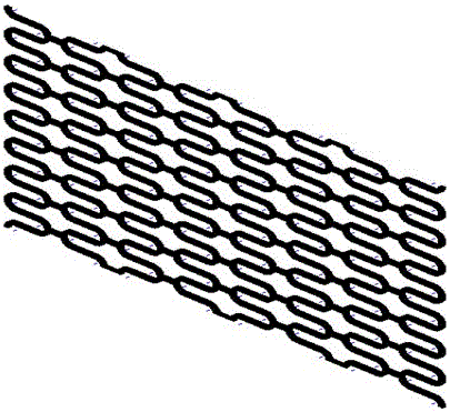 Method for preparing biodegradable polymer self-expansion type intravascular stent based on 3D printing technology