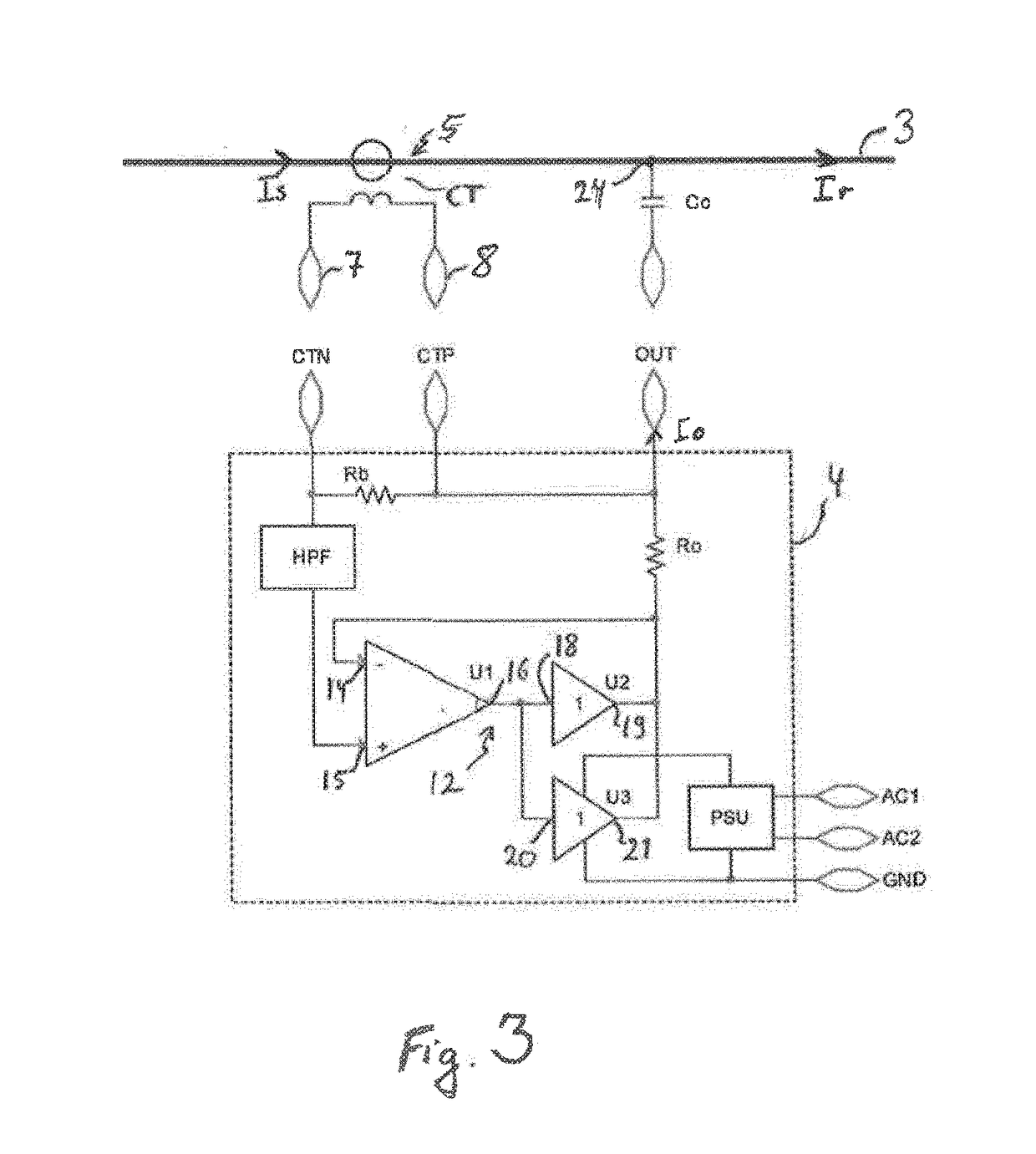 Active Filter Device and Circuit Arrangement Comprising an Active Filter Device