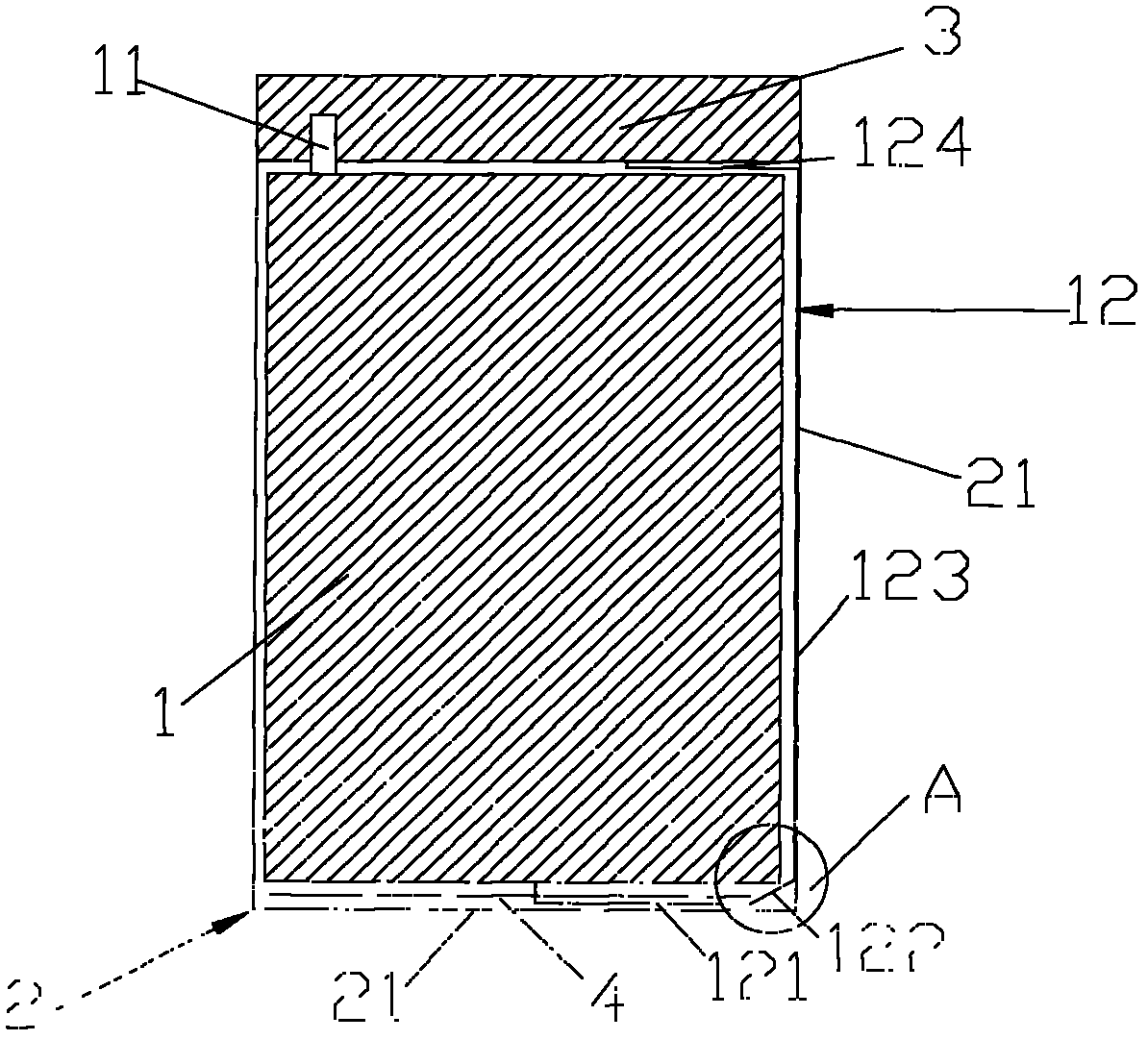 Steel shell lithium battery