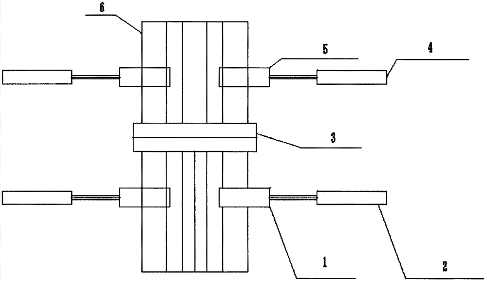 Drill rod guiding frame