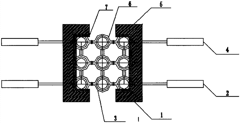 Drill rod guiding frame