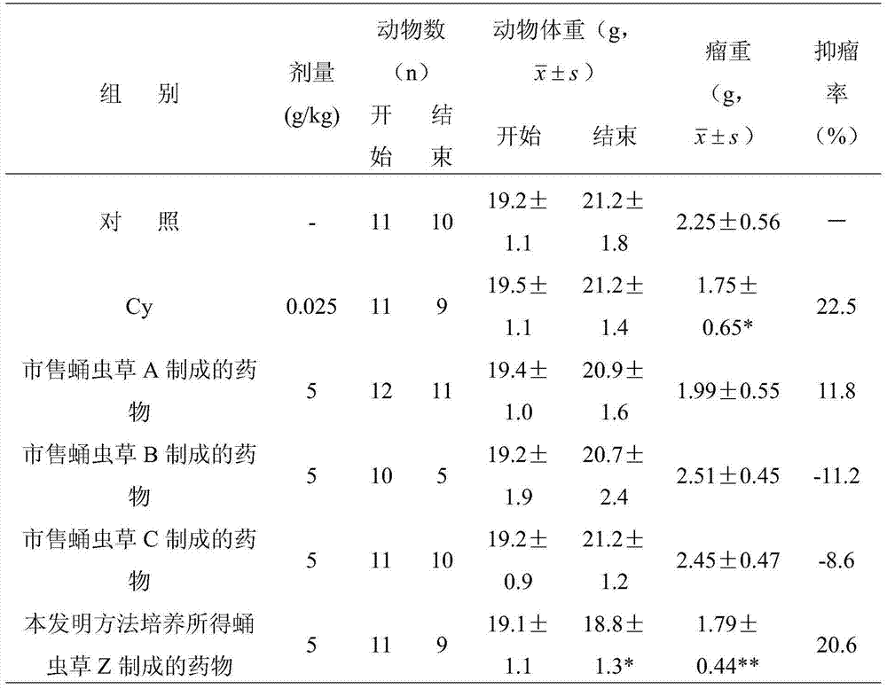 Cordyceps militaris culture medium and application thereof