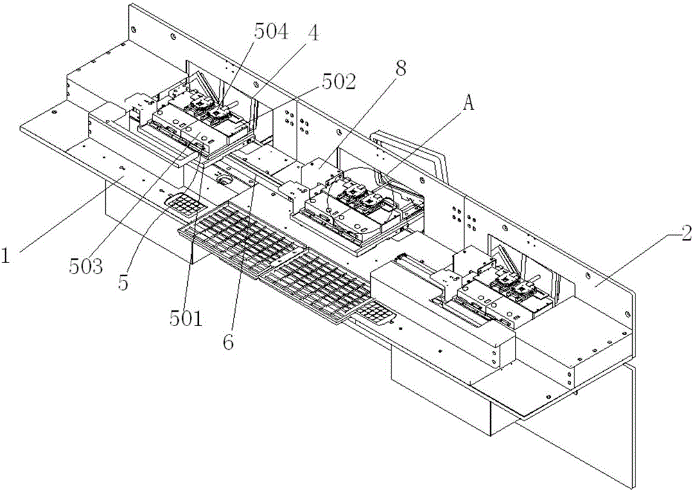 Testing and burning integrated machine platform for camera module