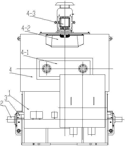 Box-type high-speed motor