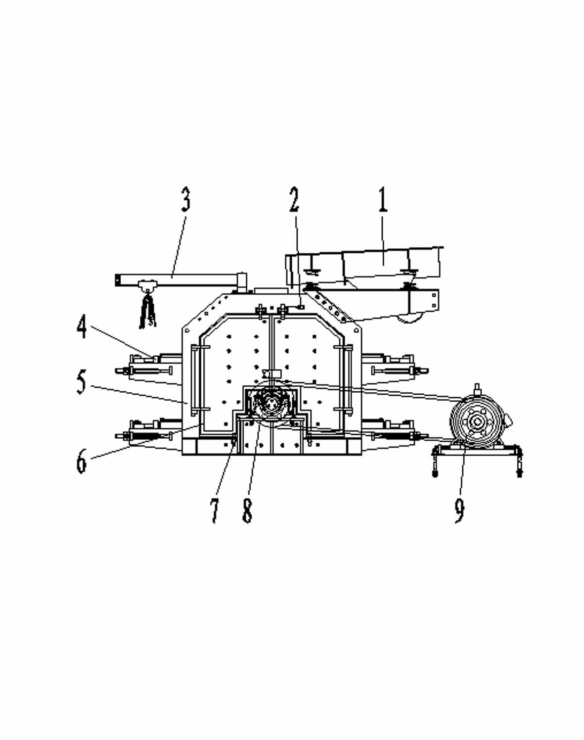 High-efficiency impact sand making machine