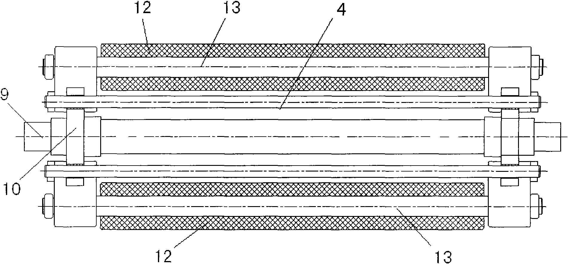 Fiber bundle dividing and washing method and device