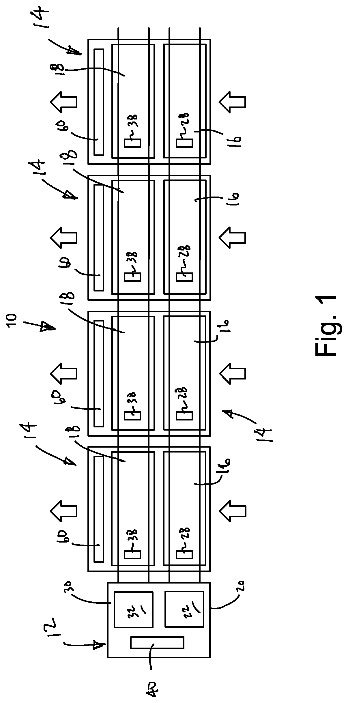 Dehumidification system with variable capacity