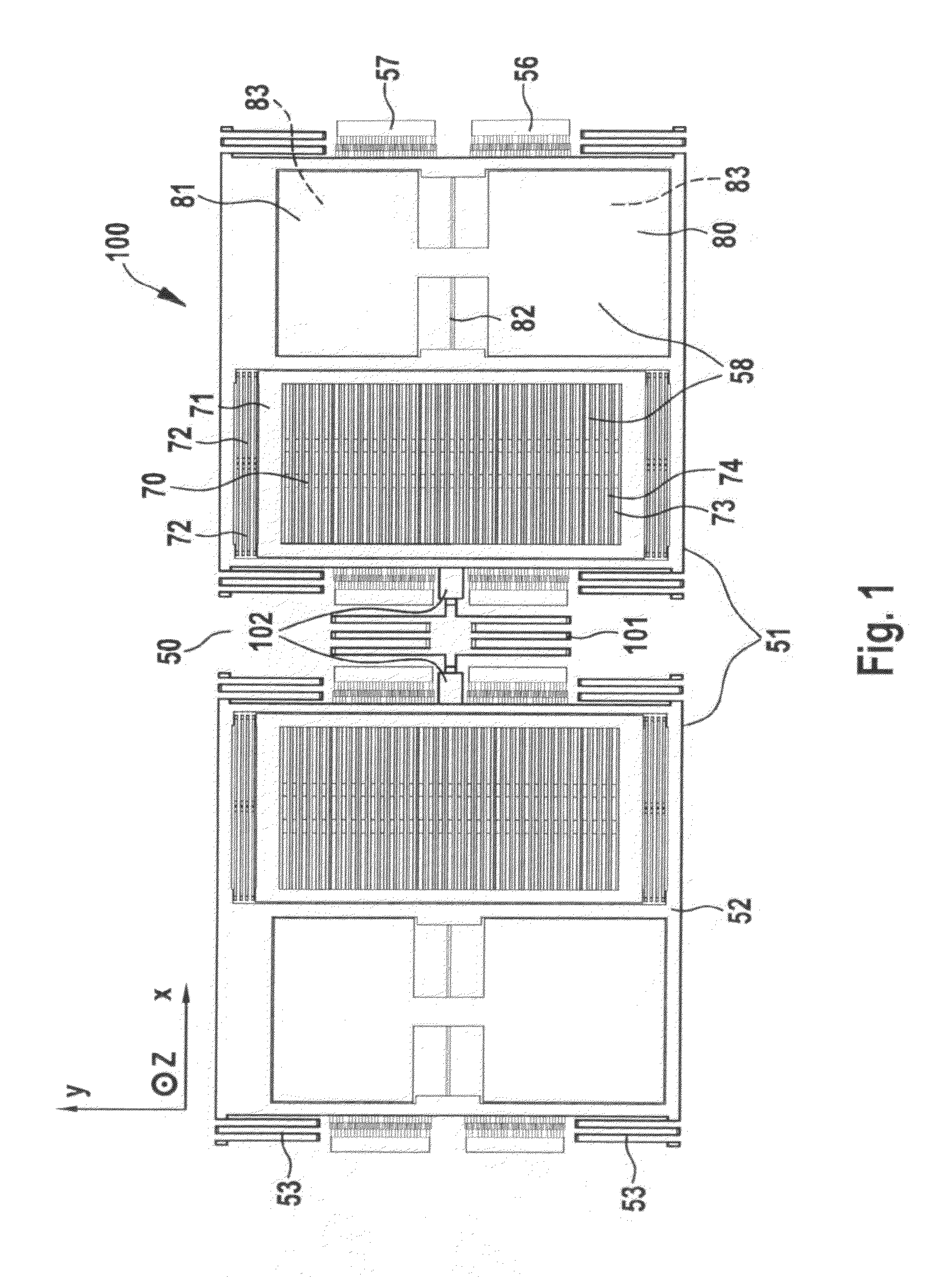 Yaw-rate sensor